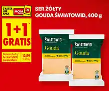 Biedronka Ser żółty Gouda Światowid oferta