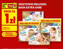 Biedronka Wszystkie pieluszki Dada Extra Care oferta