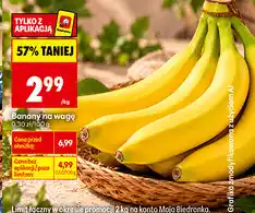 Biedronka Banany na wagę oferta