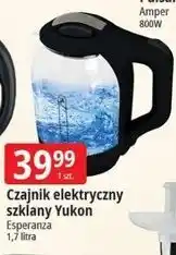 E.Leclerc Czajnik elektryczny szklany Yukon Esperanza oferta