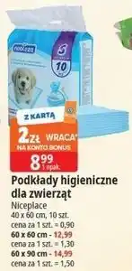 E.Leclerc Podkłady higieniczne dla zwierząt Niceplace oferta