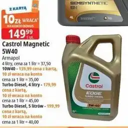 E.Leclerc Castrol Magnetic 5W40 Armapol 4 litry oferta