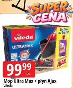E.Leclerc Mop Ultra Max + płyn Ajax Vileda oferta