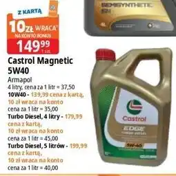 E.Leclerc Castrol Magnetic 5W40 Armapol oferta