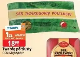 E.Leclerc Ser twarogowy półtłusty OSM Międzybórz oferta