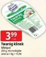 E.Leclerc Twaróg klinek Mlekpol Mazurski Smak oferta