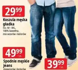 E.Leclerc Spodnie męskie jeans oferta