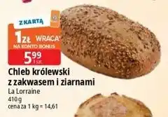 E.Leclerc Chleb królewski z zakwasem i ziarnami La Lorraine oferta