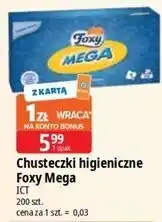 E.Leclerc Chusteczki higieniczne Foxy Mega ICT oferta