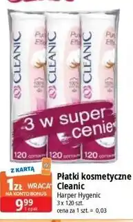 E.Leclerc Płatki kosmetyczne Cleanic Harper Hygenic oferta