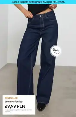 Sinsay Jeansy wide leg oferta