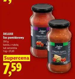 Lidl Sos pomidorowy z rukolą Deluxe oferta