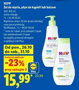 Lidl Płyn do kąpieli HiPP oferta