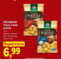 Lidl Chipsy w kotle prażone Przysnacki papryka czerwona oferta