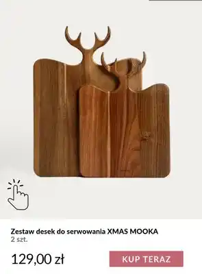 Zestaw desek do serwowania Xmas Mooka 2 szt. Homla