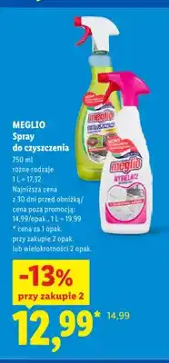 Lidl Spray do czyszczenia Meglio Wybielacz oferta