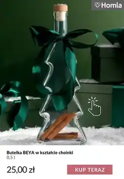 Homla Butelka Beya w kształcie choinki 0,5 l Homla oferta