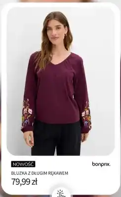 BonPrix Bluzka z długim rękawem Bonprix oferta