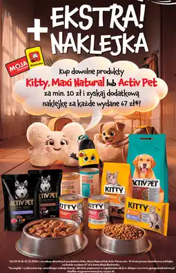 Biedronka Produkty dla zwierząt Kitty, Maxi Natural, Activ Pet oferta