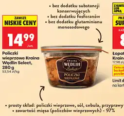 Biedronka Policzki wieprzowe Kraina Wędlin Select oferta