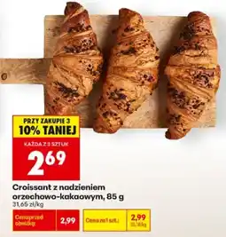 Biedronka Croissant z nadzieniem orzechowo-kakaowym oferta