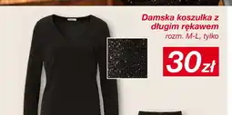 KiK Damska koszulka z długim rękawem oferta