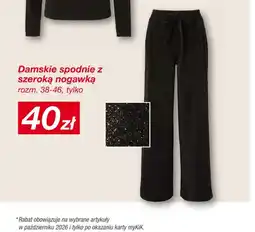 KiK Damskie spodnie z szeroką nogawką oferta