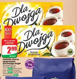 Dino Herbata czarna ekspresowa Dla Dwojga Roger oferta