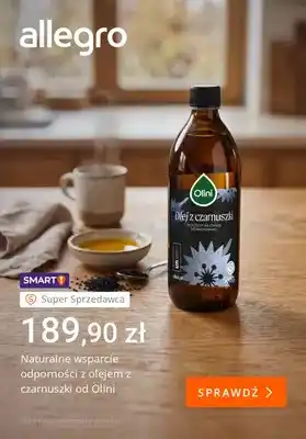 Olej z czarnuszki Olini