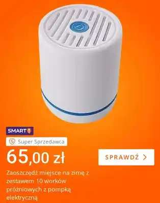 Zestaw 10 worków próżniowych z pompką elektryczną