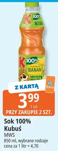 E.Leclerc Sok 100% Kubuś oferta