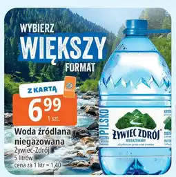E.Leclerc Woda źródlana niegazowana Żywiec Zdrój oferta