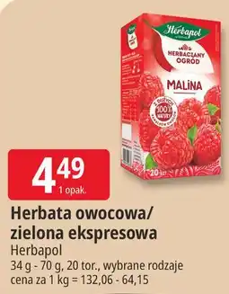 E.Leclerc Herbata owocowa/zielona ekspresowa Herbapol oferta