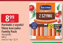 E.Leclerc Parówki z szynki/fileta kurczaka Family Pack Tarczyński oferta