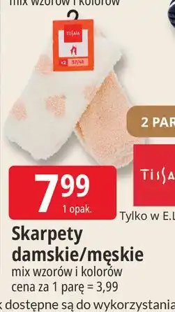 E.Leclerc Skarpety damskie/męskie Tissaia oferta
