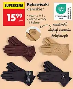Biedronka Rękawiczki damskie oferta