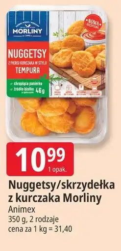 E.Leclerc Nuggetsy/skrzydełka z kurczaka Morliny oferta