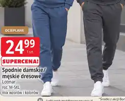 E.Leclerc Spodnie damskie/męskie dresowe ocieplane Lotmar oferta