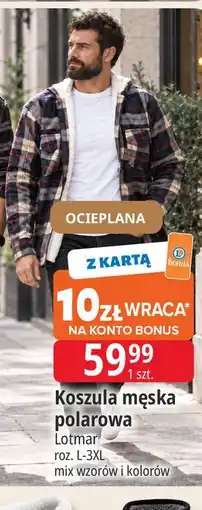 E.Leclerc Koszula męska polarowa ocieplana Lotmar oferta