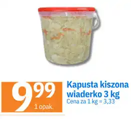 Kapusta kiszona wiaderko
