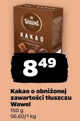 Netto Kakao o obniżonej zawartości tłuszczu Wawel oferta