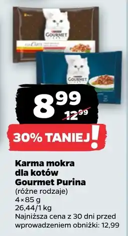 Netto Karma mokra dla kotów Gourmet Purina oferta