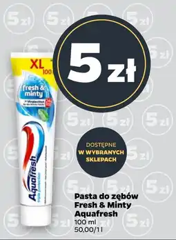 Netto Pasta do zębów Fresh & Minty Aquafresh oferta