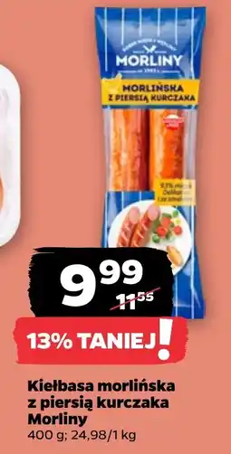Netto Kiełbasa morlińska z piersią kurczaka Morlina oferta