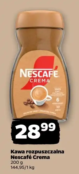Kawa rozpuszczalna Nescafé Crema