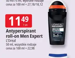 E.Leclerc Antyperspirant roll-on Men Expert L'Oréal oferta