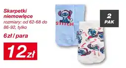 KiK Skarpetki niemowlęce Stitch oferta