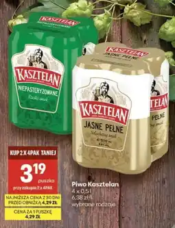 Delikatesy Centrum Piwo Kasztelan oferta