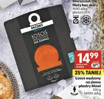 Łosoś wędzony na zimno Mowi