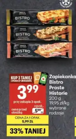 Delikatesy Centrum Zapiekanka Bistro Proste Historie oferta